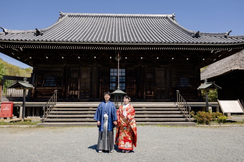 紋付袴×色打掛