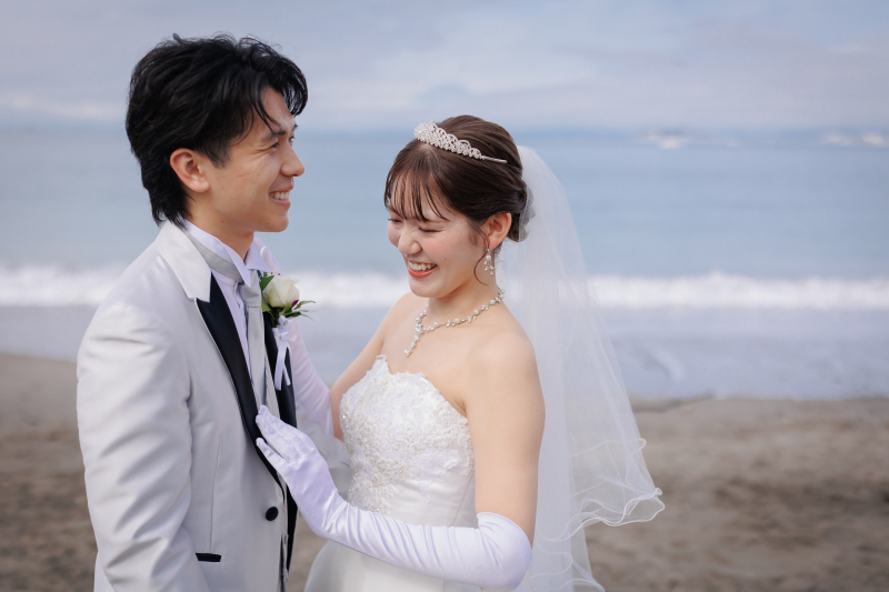 波音とともに刻む2ショット