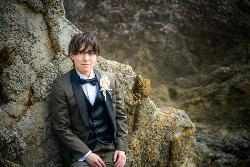 新郎ソロショット