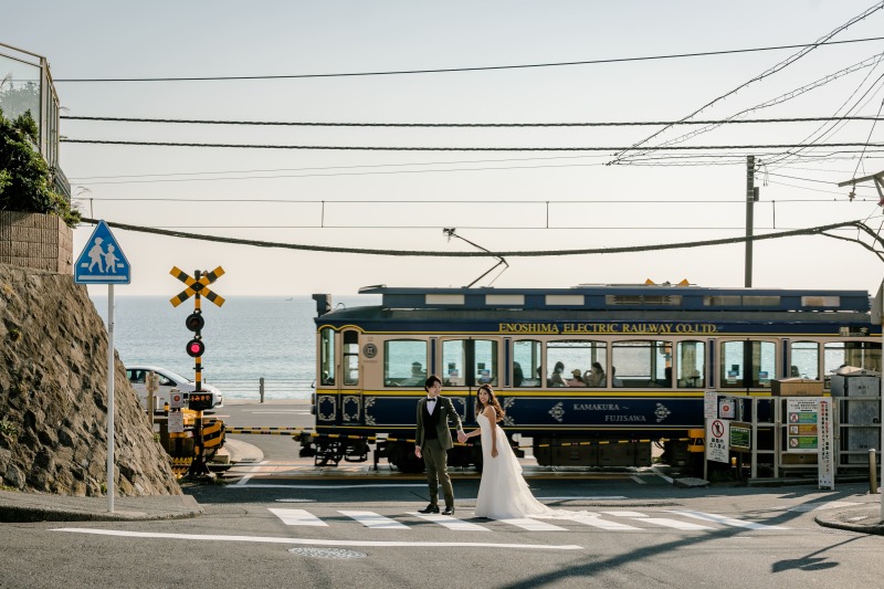 江ノ電とのレトロショット