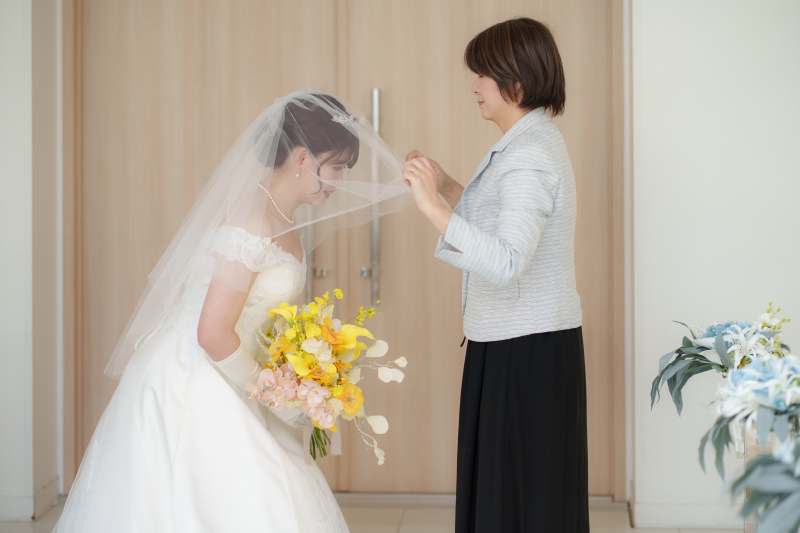 ヴェールダウンの瞬間