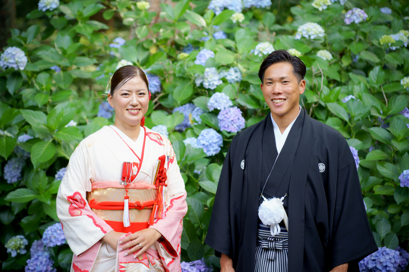 季節の花に包まれて