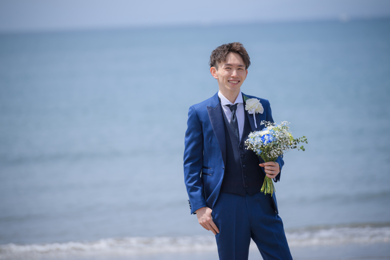 ソロショット　ー新郎様ー