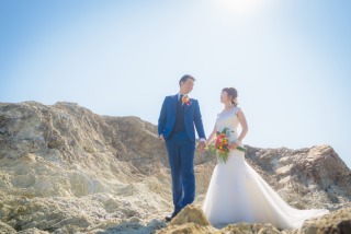 洋装×ロケーション