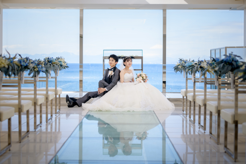 お座りショット