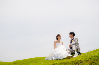 洋装×ロケーション