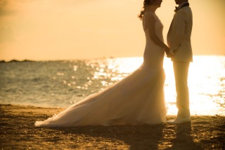 サンセット　フォトウエディング