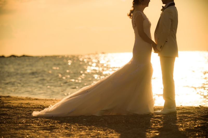 サンセット　フォトウエディング