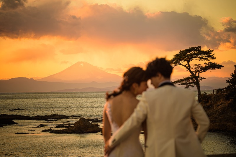 富士山×サンセット