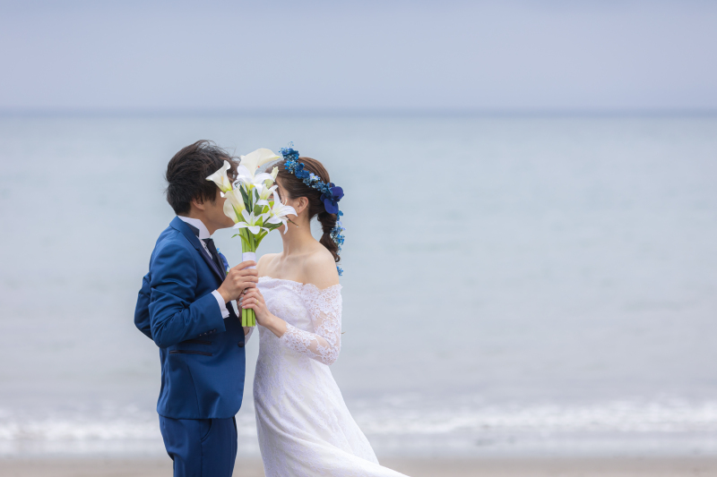 お顔隠しショット