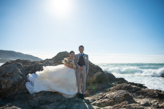 洋装×海岸・館内２ロケーション