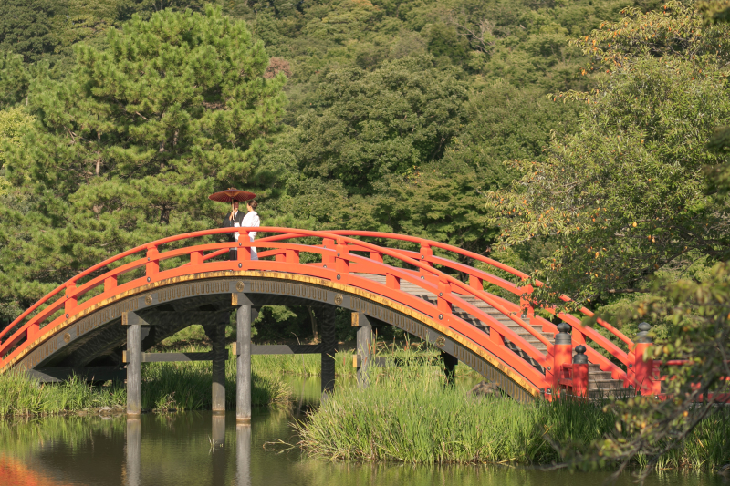 ロケーションを活かしたショットで
