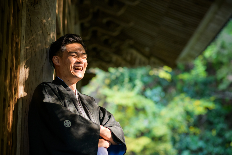 新郎のBIGSMILE！！