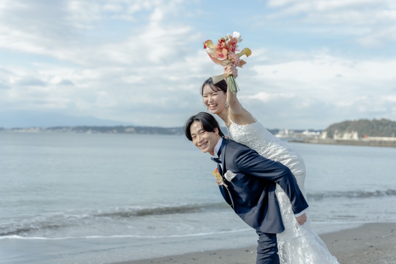 波音に身を任せて。いつものおふたりを、美しく残す