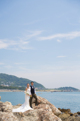STYLE＋横浜・葉山_岩礁×海岸ロケーション（一色海岸）