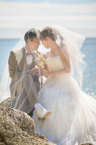 STYLE＋横浜・葉山_岩礁×海岸ロケーション（一色海岸）
