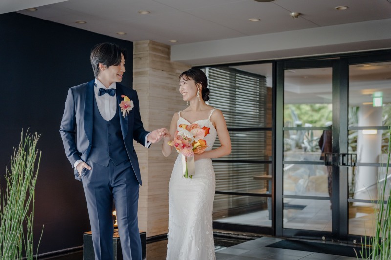 【海まで徒歩2秒】チャペル+海ロケ撮影 | 150枚 | 《SCAPES THE SUITE+森戸海岸 海ロケーション》◆洋装