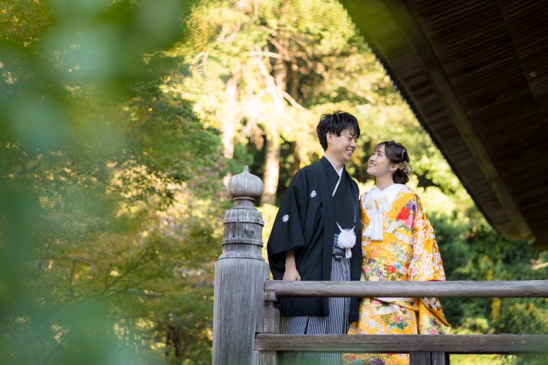 【和洋装ロケーションフォト】洋装&和装1着ずつ,ヘアメイク,データ150枚,移動費,撮影申請費込