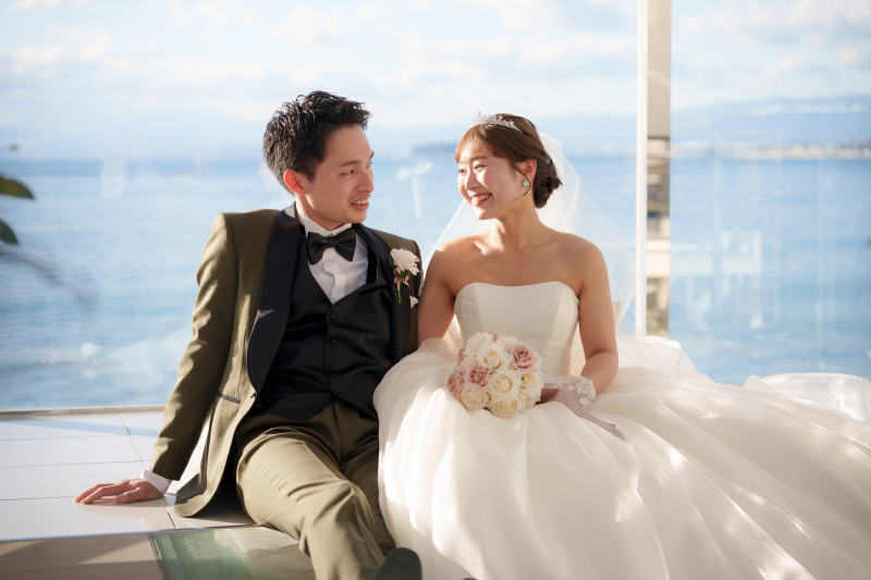 【サンセットフォト】チャペル+海ロケ撮影 | 150枚《SCAPES THE SUITE+森戸海岸 海ロケーション》◆洋装