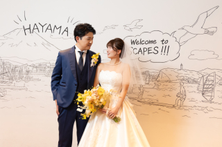 【洋装2着フォトプラン】上質ドレス×タキシード&衣装小物レンタル,ヘアメイク,データ150枚,移動費,撮影申請費込