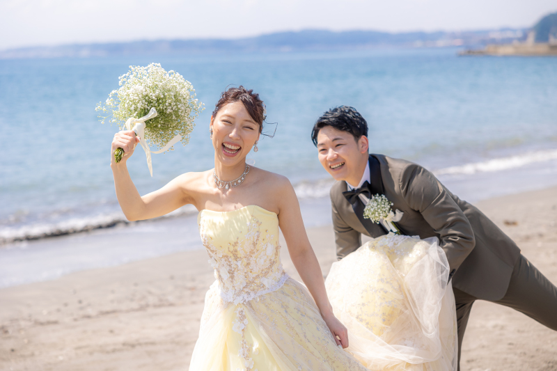 【洋装2着フォトプラン】上質ドレス×タキシード&衣装小物レンタル,ヘアメイク,データ150枚,移動費,撮影申請費込