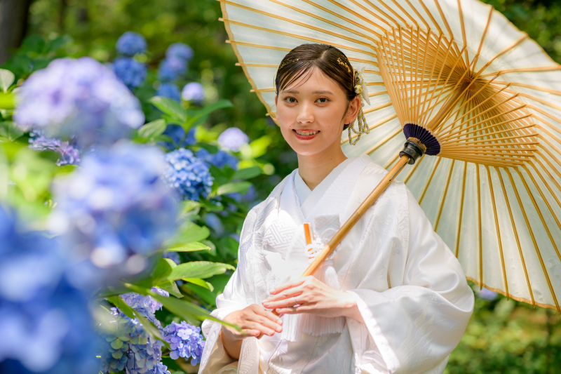 【新緑ロケーションフォト】新郎新婦和装1着ずつ,ヘアメイク,データ100カット,全データレタッチ付き,移動費,撮影申請費込