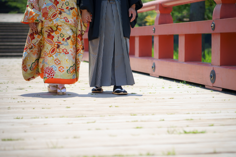 【称名寺撮影プラン】上質色打掛×袴【レタッチ済100カット以上全データ】