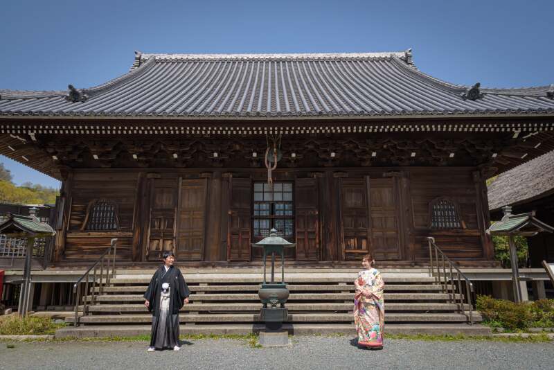 【称名寺撮影プラン】上質色打掛×袴【レタッチ済100カット以上全データ】