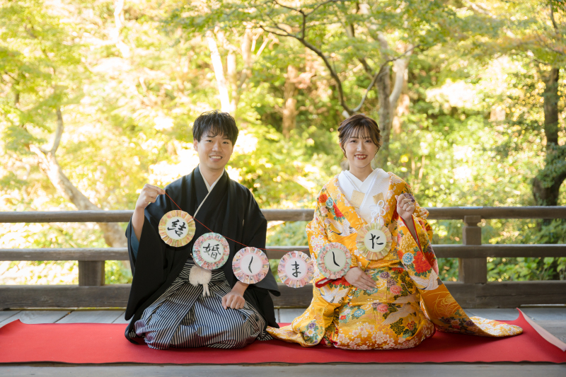 【和装ロケーションフォト】白無垢or色打掛&紋付,ヘアメイク,データ100枚,移動費、撮影申請費込