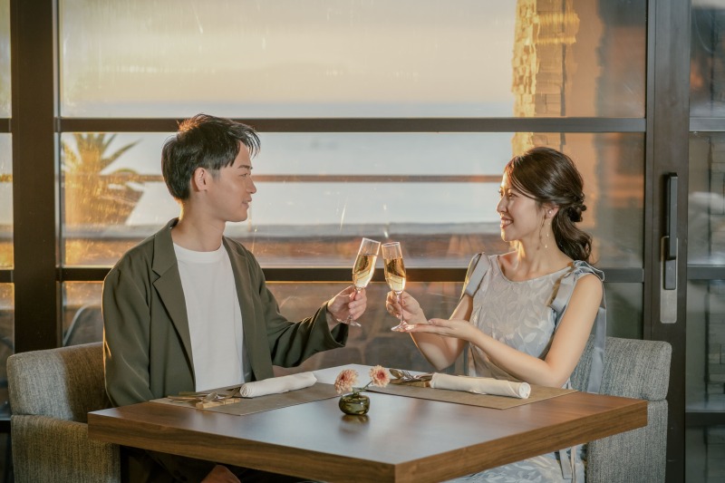 【フォト&食事付】チャペル・館内撮影+お食事プラン｜撮影後に新郎新婦2名でゆっくりとランチをしながら余韻に浸れる特別な記念日