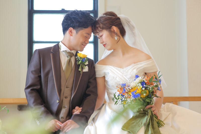 おでこを合わせて♡