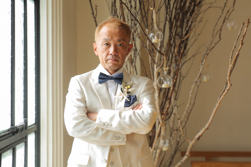 新郎様のソロショット♪