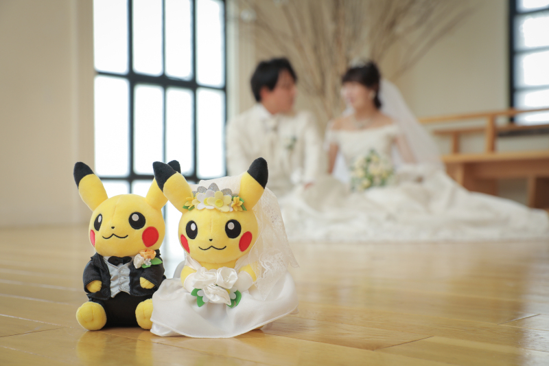ピカチュウと一緒に、、、