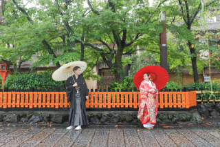 京都らしさ満載！祇園での撮影