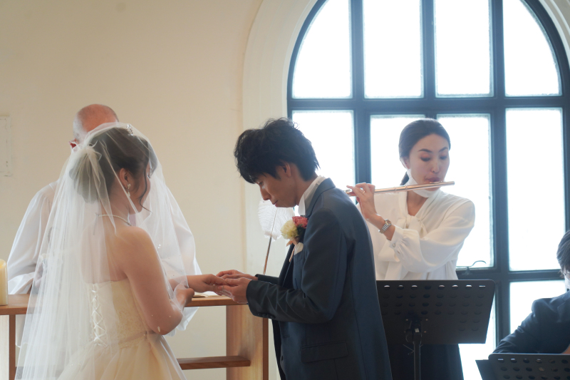指輪交換シーン♡