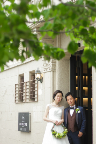 自然光が降り注ぐチャペルで撮影♪