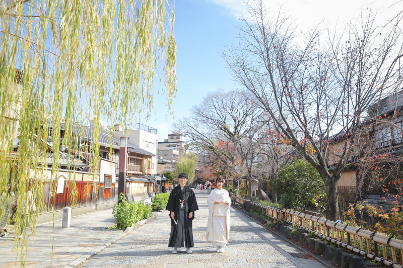 紅葉シーズン*祇園白川での撮影♪