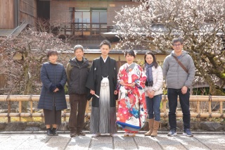 祇園でファミリーフォト☆ミ