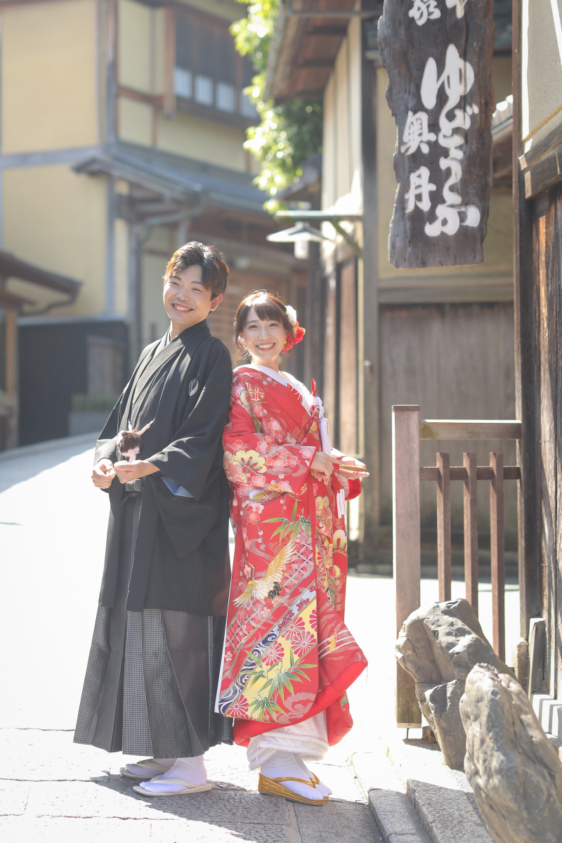祇園で撮影スタート☆ミ