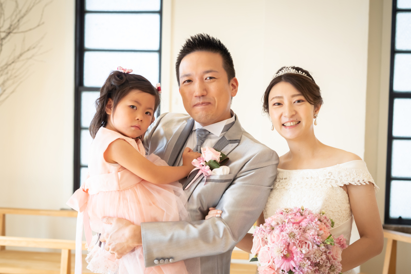 おふたりの大切なお子さまも一緒に、、、
