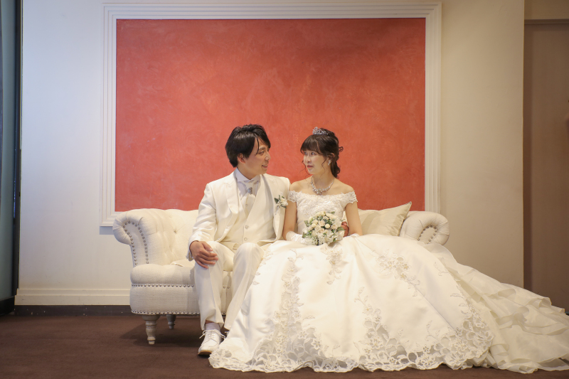 パーティー会場でお写真撮影!