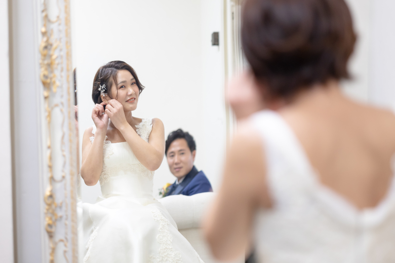 新婦様お支度中♡