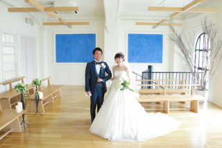 ナチュラルなチャペルでのフォトウェディング♪