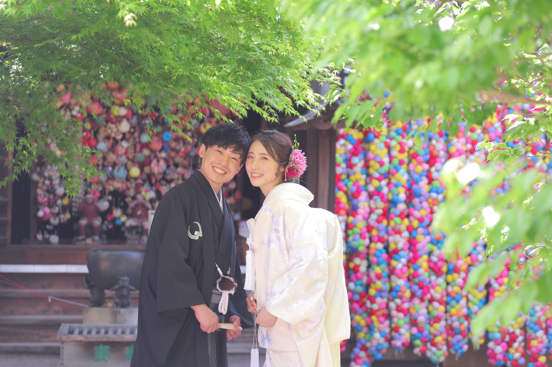 ヴォヤージュ ドゥ ルミエール京都七条迎賓館_庭園で撮影できる