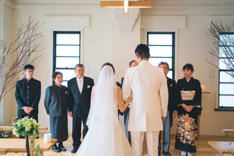 大切なご親族様もご招待して、一緒にお撮影も可能です