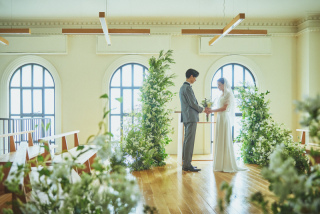 ヴォヤージュ ドゥ ルミエール京都七条迎賓館_モダンな洋館でのアットホームウェディングを