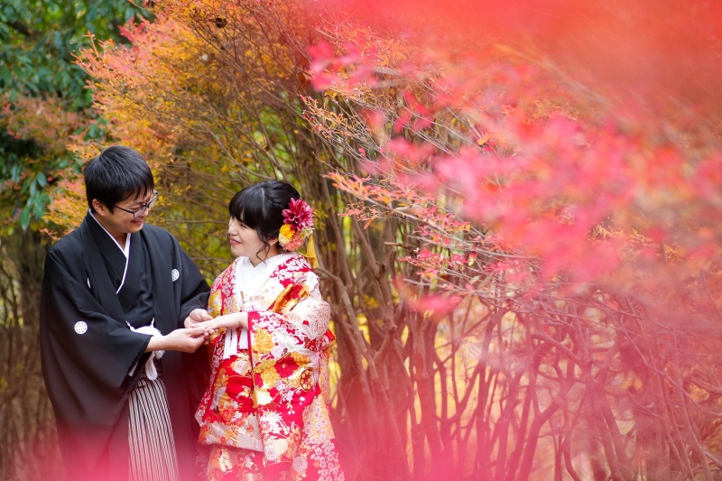 京都の美しい四季折々を感じるロケーションフォト撮影