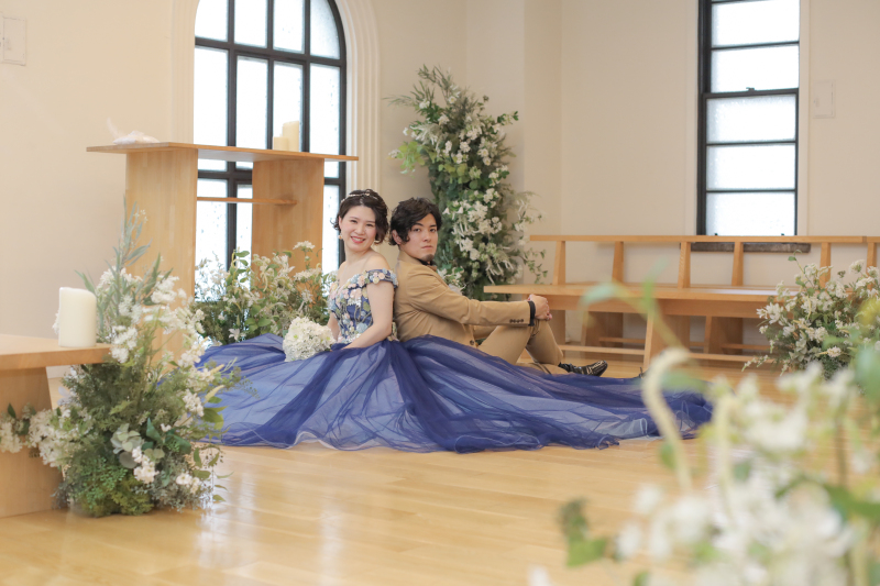 ヴォヤージュ ドゥ ルミエール京都七条迎賓館_マタニティフォトの撮影ができる