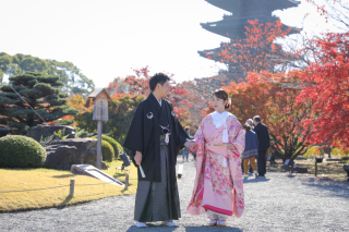 紅葉シーズンも撮影可能！【8月～11月限定】★先着5組限定★ロケーション撮影＊和装1ペア＊100カット