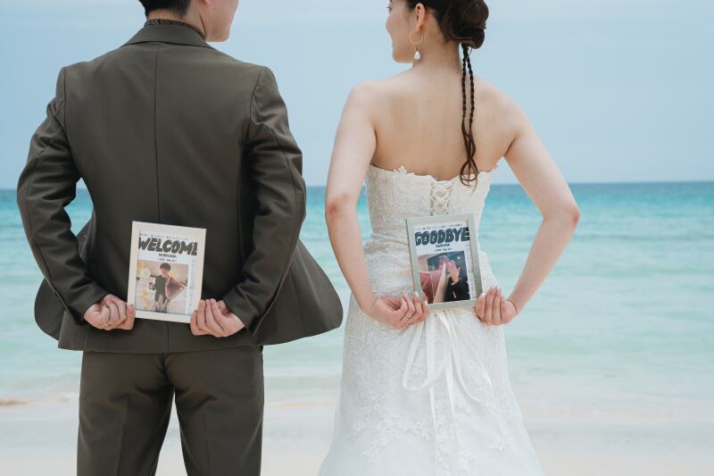 結婚式での装飾品とともに♪